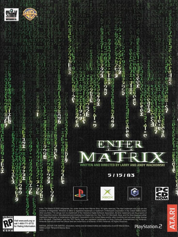 Enter the Matrix — Game Poster