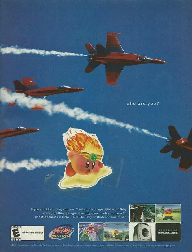 Kirby Air Ride — GameCube Poster