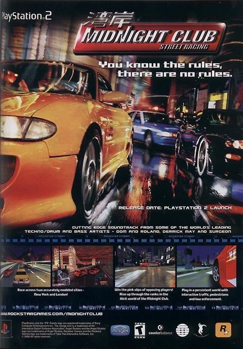 Midnight Club — Racing Poster